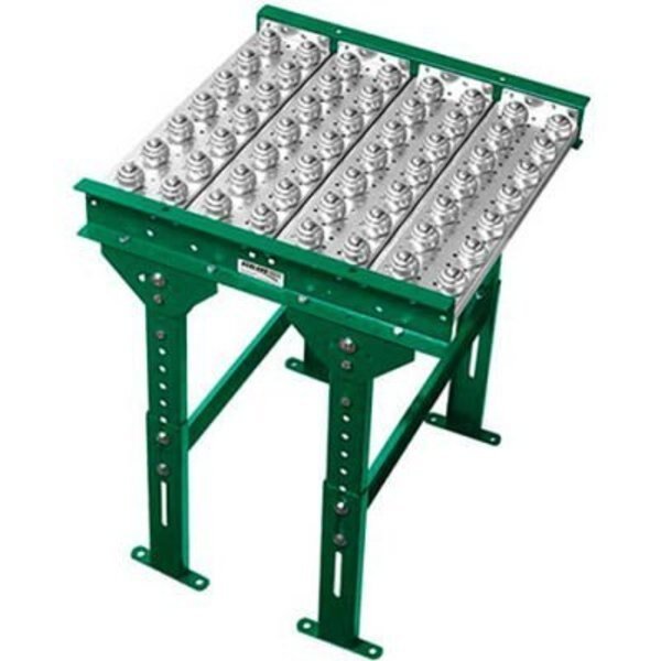 Ashland Conveyor 4' Ball Transfer Conveyor Table - 36in BF - 3in Ball Centers, Ashland Conveyor, Mfr#: 30435